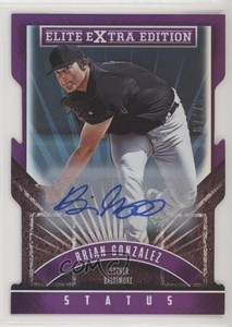 2015 Panini Elite Extra Edition /75 Brian Gonzalez #132 Auto