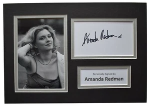 Amanda Redman Signed Autograph A4 photo display New Tricks TV AFTAL COA - Picture 1 of 6
