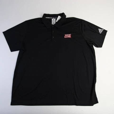 Louisiana Ragin' Cajuns adidas Aeroready Polo Men's Black New Cover