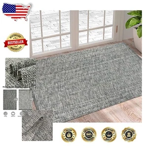 Reversible 3x5 Bedroom & Living Room Rug - Lightweight Machine-Washable - Picture 1 of 8