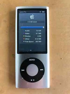ipod nano 5th generation 8gb. Silver. A+ WORKS GREAT - Picture 1 of 2