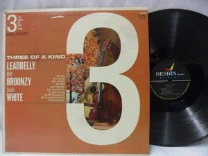 LEADBELLY BILL BROONZY JOSH WHITE LP: Three Of A Kind, NM - Picture 1 of 1