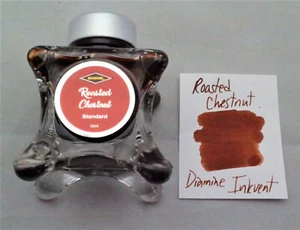 Diamine 50 ml Blue Edition Fountain Pen Bottled Ink Inkvent Roasted Chestnut - Picture 1 of 1