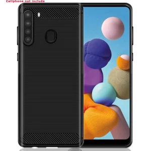 Full Body Shock Absorption Carbon Fiber TPU Case f Samsung Galaxy A21 SM-A215U - Bild 1 von 2