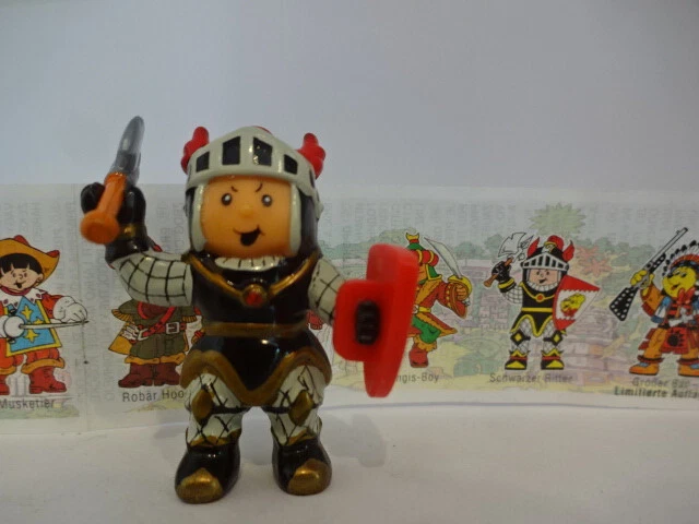 Sammelfigur von Haribo 2003 / Die Abenteuer Serie / Schwarzer Ritter + BPZ - Bild 1 von 1