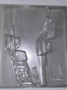 3D Gewehr Pistole Schokoladenform Vatertag Papa Jagd Party Gastgeschenk Flinte Jäger - Bild 1 von 1