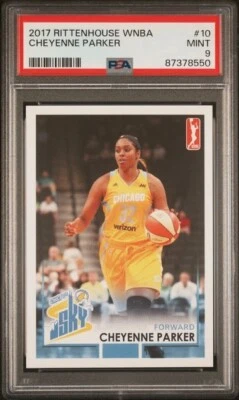 2017 Rittenhouse WNBA CHEYENNE PARKER Rookie PSA 9 Chicago Sky Las Vegas Aces - Image 1 of 2