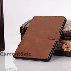 Vintage Leather Book Case Magnetic Retro Cover for Apple iPad Mini Air 1 2 3 4 - Picture 1 of 29