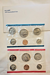 1979 US Mint 12 Coin Uncirculated Set Complete Philadelphia & Denver