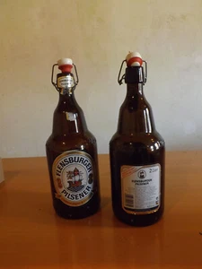2 Liter Flensburger Pilsener Bügelverschluss Bierflasche Flasche leer - Bild 1 von 3