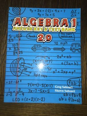 Teaching Textbooks Algebra 1 Answer Key and Test Bank 2.0 Book - Image 1 of 4