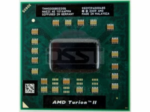 Advanced Micro Devices Turion II 2,2 GHz TMM500DBO22GQ 1800 MHHZ processore CPU dual-core socket S1 G3 - Foto 1 di 1