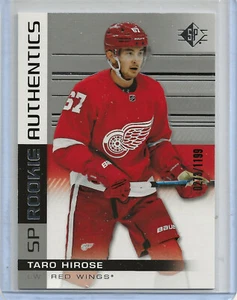 2019-20 Upper Deck SP Authentics 273/1199 Taro Hirose #118 Rookie Red Wings - Picture 1 of 1