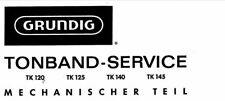 GRUNDIG TK120, TK125, TK140, TK145 Schematic Diagrams Service Manual