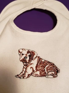 Personalisiertes handgefertigtes Baby Lätzchen Welpe  - Bild 1 von 1