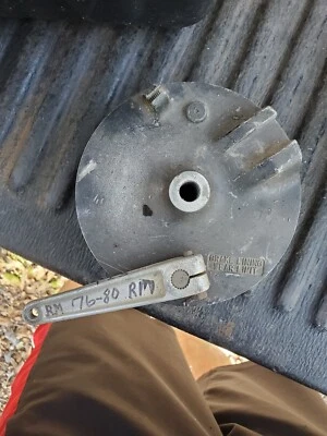 1975-1980 Suzuki RM125 RM250 RM400 Front Wheel Brake Panel Plate Ahrma Motocross - Image 1 of 4