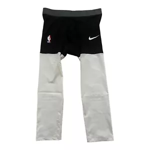 Nike Pro NBA Kompressionshose Länge schwarz/weiß Multi Size AT9764-011 Neu mit Etikett - Bild 1 von 2