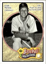2005 (CARDINALS) Upper Deck Baseball Heroes #74 Stan Musial