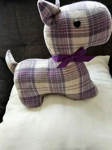 scottie dog tartan türstopper - Bild 1 von 1