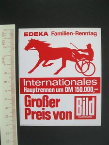 EDEKA Familien-Renntag Großer Preis von Hamburg BILD Sticker Aufkleber Reklame - Bild 1 von 1