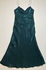 vintage jump by wendye chaitin dress long gown formal beaded straps sheer sz 13