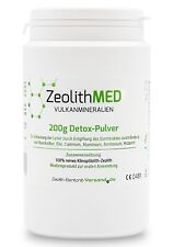 Zeolith MED Detox-Pulver 200g, Apothekenqualität, Laboranalyse