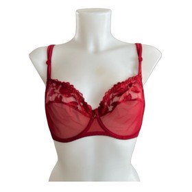 AUBADE PARIS Women&rsquo;s Lace Balconette Bra Size 36 Unlined Underwire France