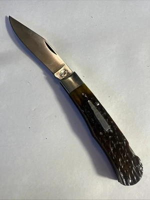 NUEVO DE LOTE REMINGTON UMC EE. UU. CUCHILLO TRAMPERO DE BALAS JUMBO DELRIN 1990 R1306 BLOQUEO Foto 1 de 4