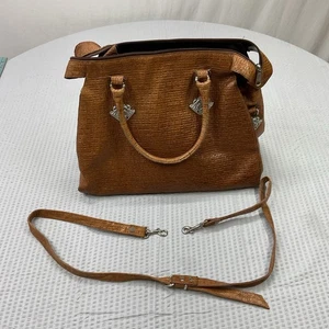 Borsa vintage in pelle intrecciata Glen Miller per Ann Turk - Foto 1 di 10