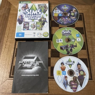 The Sims 3 Starter Pack Original Game + Includes 2 Expansions Complete w/ Manual - Image 1 of 4