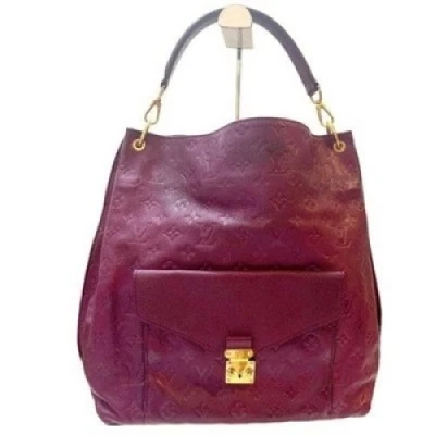 Auténtico Bolso de Hombro Louis Vuitton Monograma Empreinte Ampliante 2 Vías Púrpura M40813 Foto 1 de 4