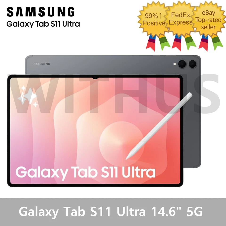SAMSUNG Galaxy Tab S11 Ultra 5G 14.6" SM-X936 256GB/512GB/1TB Unlocked Tablet - Image 1 of 1