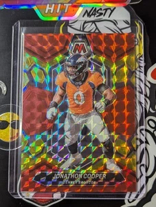 2019 Panini Mosaic #68 Jonathan Cooper /80 Red Yellow Prizm Denver Broncos - Picture 1 of 2