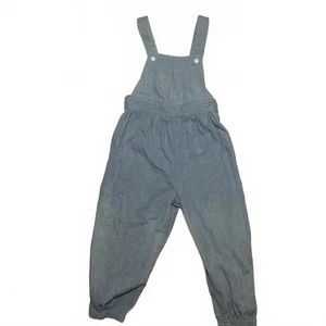 Denim Overalls Light Blue Cotton Elastane Adjustable Straps - Picture 1 of 8