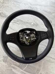 BMW X3 E83 X5 E53 OEM VOLANTE NAPA CUERO PUNTADAS M - Imagen 1 de 5