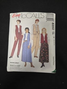 Mccalls Sewing Pattern 8350 Size G 20 22 24 Plus Vintage 1990s Mostly Uncut  - Picture 1 of 2