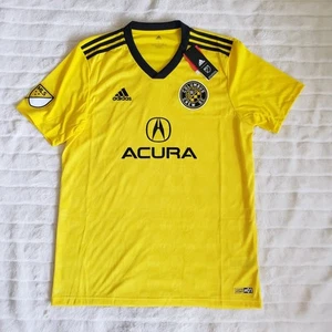 Columbus Crew SC Adidas Soccer Jersey 2016/17 Gold Kit Men’s Large Acura MLS NWT - Picture 1 of 4