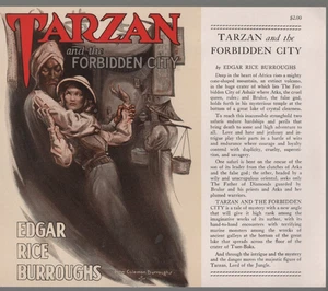 Tarzan and the Forbidden City 1st Edition dust jacket UNUSED F-FV - Picture 1 of 4
