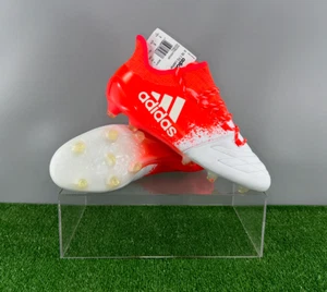 Adidas X 16.1 FG Leather Elite US10 UK9.5 White boots Cleats mens Football/Socce - Picture 1 of 13