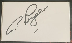 Bernhard Langer signierte Karteikarte Golflegende AFTAL COA - Bild 1 von 1