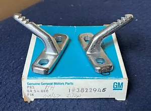 Corvette Conv Soft Top Rear Bow Guide Pins (pair) - 1963-7 - NOS - GM 3822945 46 - Picture 1 of 5