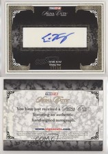 2008 TRISTAR Signa Cuts Cut Auto Gold /50 Eddie Kunz Rookie Auto RC