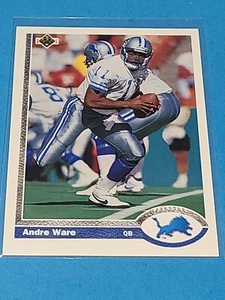 LIONS ANDRE WARE 1991 UPPER DECK #301 - Picture 1 of 2