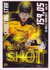 2021-22 Finnish Cardset Shooting Star Heavy Shot #11 Kalle Maalahti