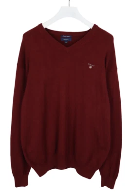 Jersey de algodón premium GANT para hombre 2XL tejido ajustado cuello en V Foto 1 de 4