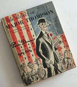 THE SECRET OF MAJOR THOMPSON BY PIERRE DANINOS HARDCOVER BOOK - Imagen 1 de 2