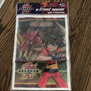 Bakugan Battle Brawlers, Treat Sacks. Birthday/ Parties, 8 Bags  - Picture 1 of 3