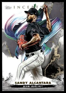 2023 TOPPS INCEPTION SANDY ALCANTARA #77 MARLINS - Foto 1 di 2