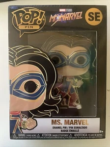 Funko Pop Pin Marvel Studios Emaille Pin & abnehmbarer Ständer - Ms. Marvel SE - NEU - Bild 1 von 1