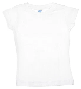 Rabbit Skins 3316 Toddler Girls Fine Jersey Tee - Picture 1 of 16